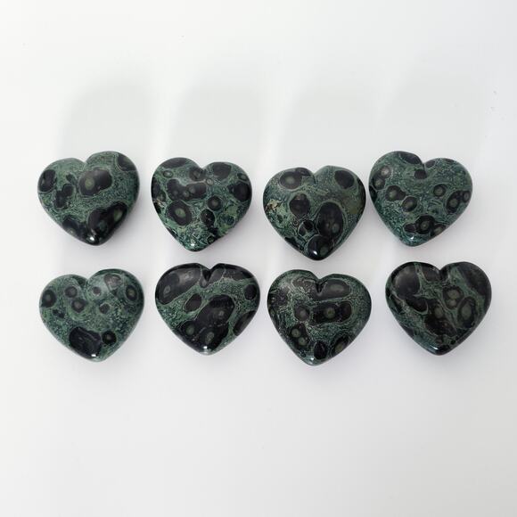 You Pick Kabamba Jasper Heart Crystal Carving Grounding Crystal - Picture 5 of 10